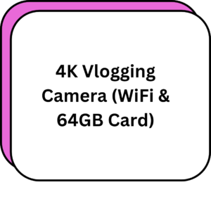 4K Vlogging Camera (WiFi & 64GB Card)