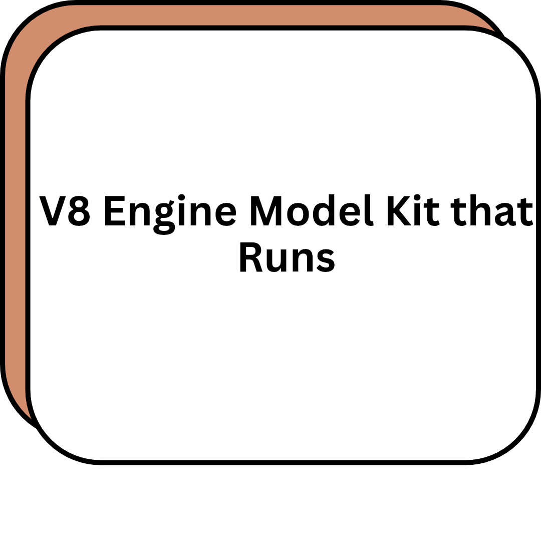 V8 Engine Model Kit that Runs