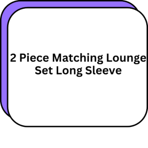 2 Piece Matching Lounge Set Long Sleeve