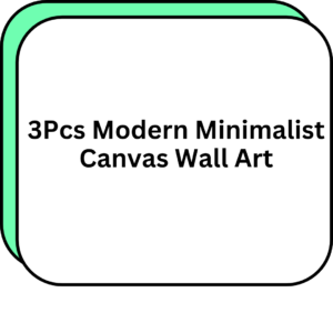 3Pcs Modern Minimalist Canvas Wall Art
