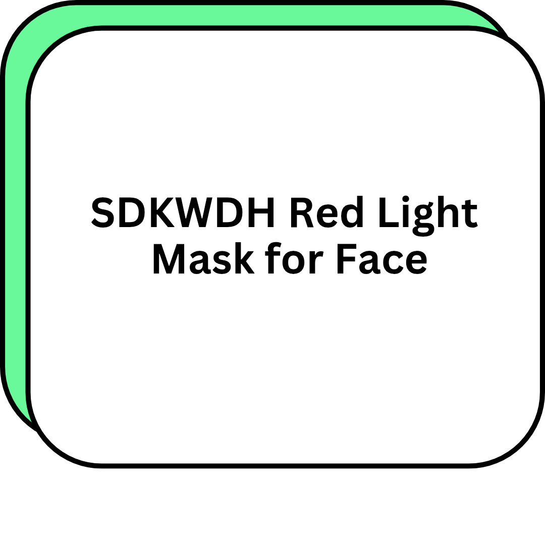 SDKWDH Red Light Mask for Face