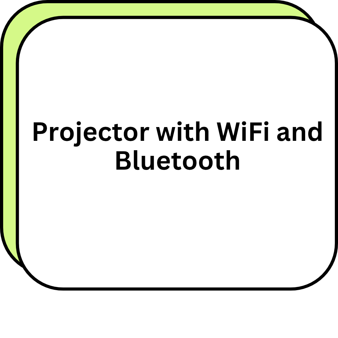 Projector with WiFi and Bluetooth