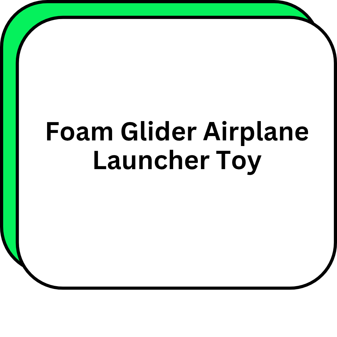 Foam Glider Airplane Launcher Toy
