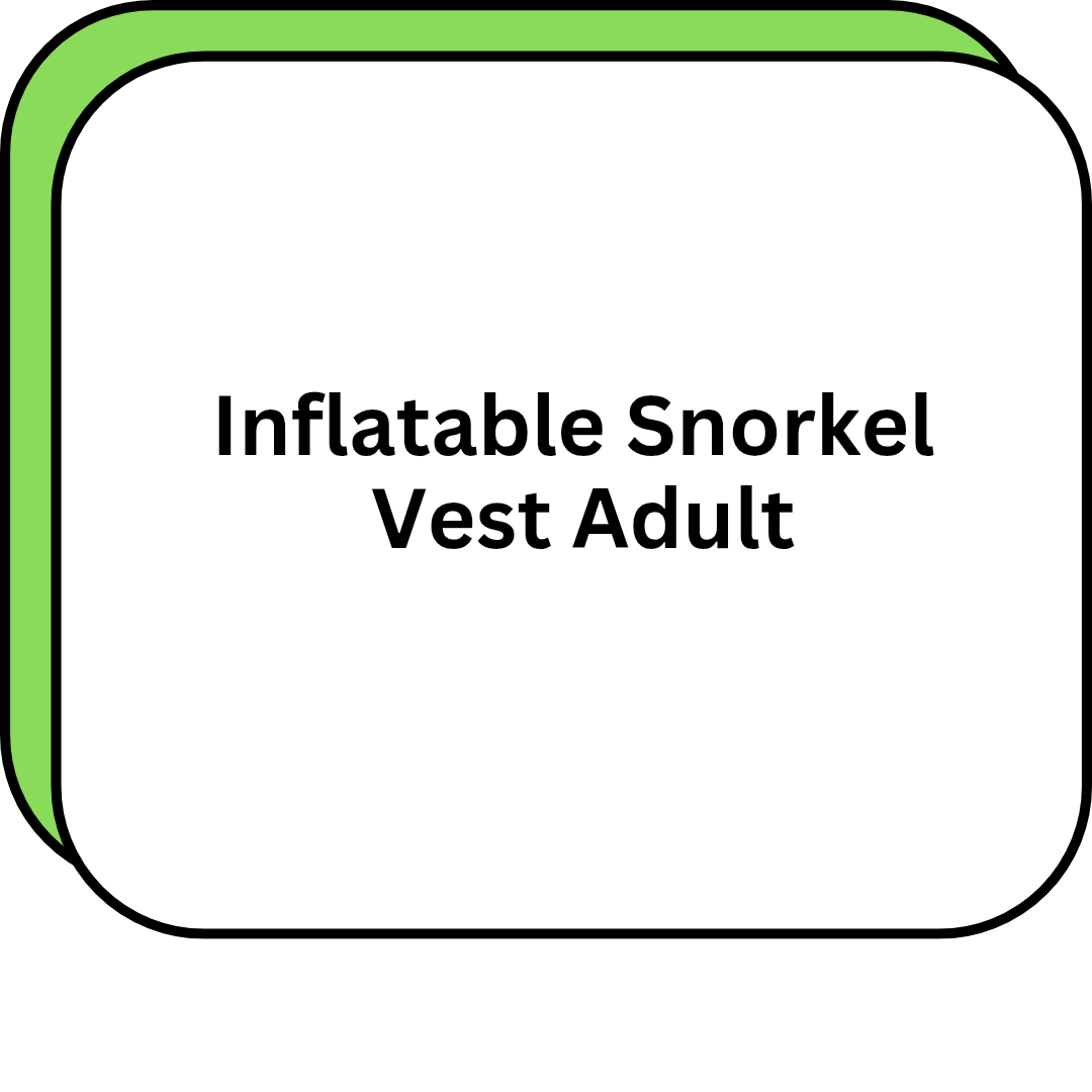 Inflatable Snorkel Vest Adult