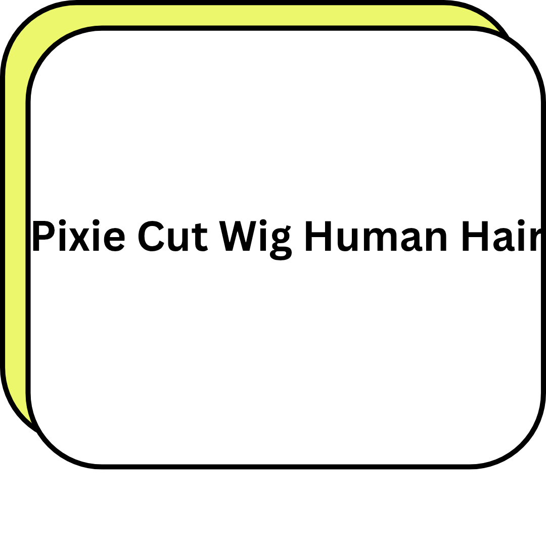 Pixie Cut Wig Human Hair