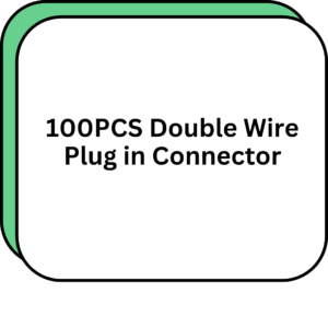 100PCS Double Wire Plug in Connector