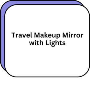 Travel Makeup Mirror with Lights