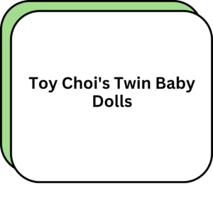 Toy Choi's Twin Baby Dolls