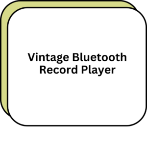 Vintage Bluetooth Record Player