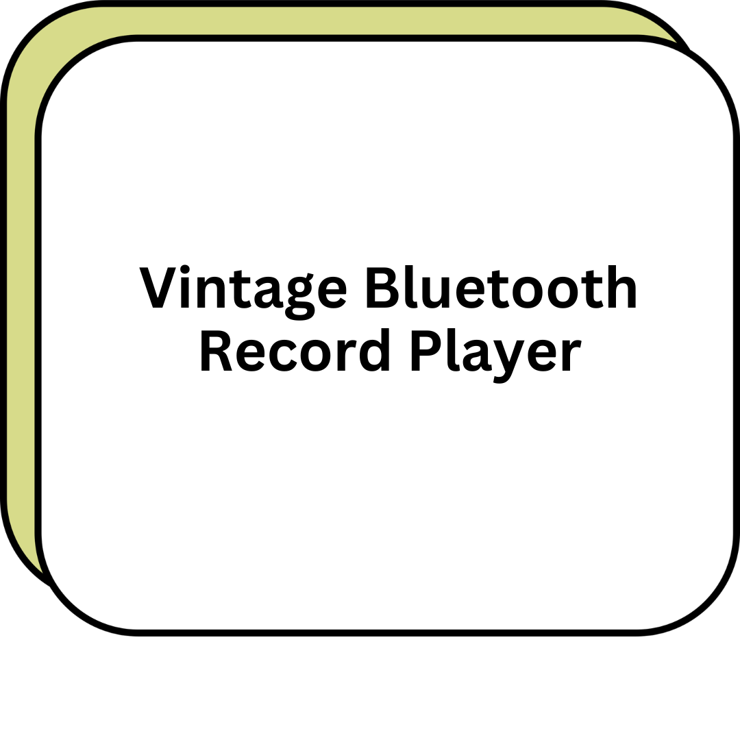 Vintage Bluetooth Record Player