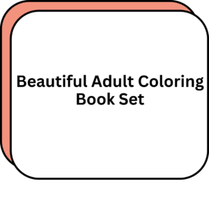 Beautiful Adult Coloring Book Set