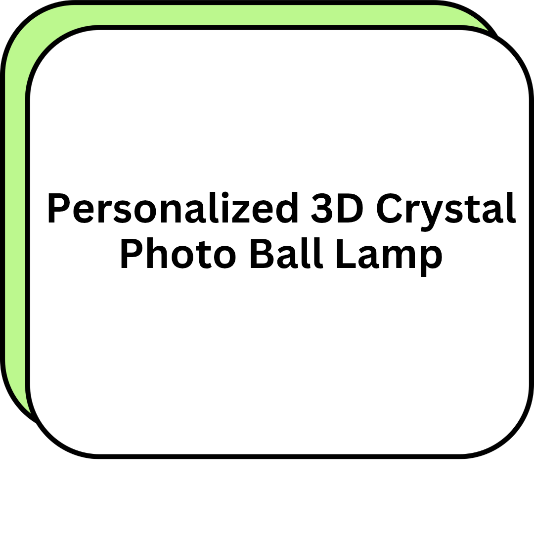 Personalized 3D Crystal Photo Ball Lamp