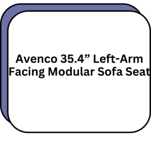 Avenco 35.4” Left-Arm Facing Modular Sofa Seat