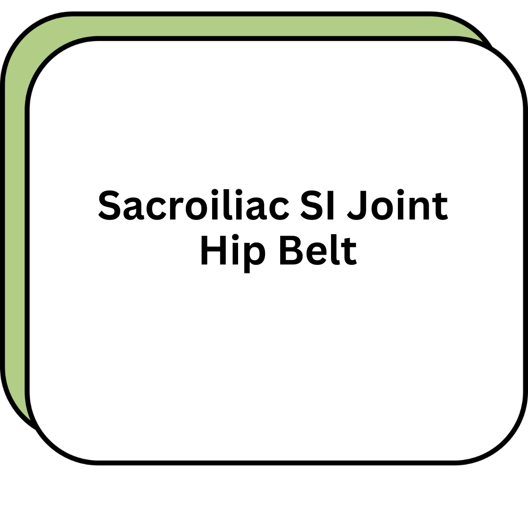 Sacroiliac SI Joint Hip Belt