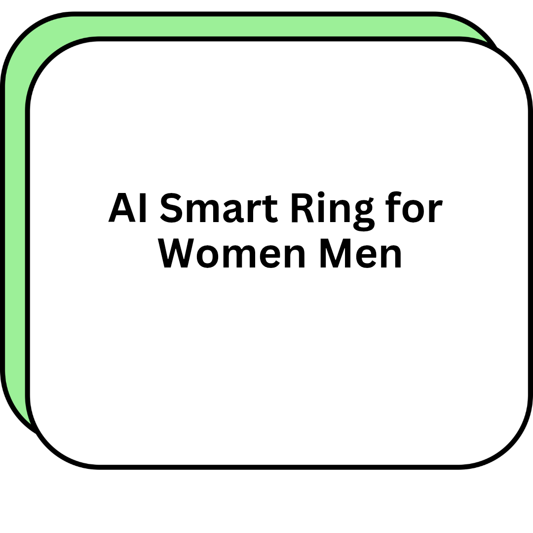 AI Smart Ring for Women Men