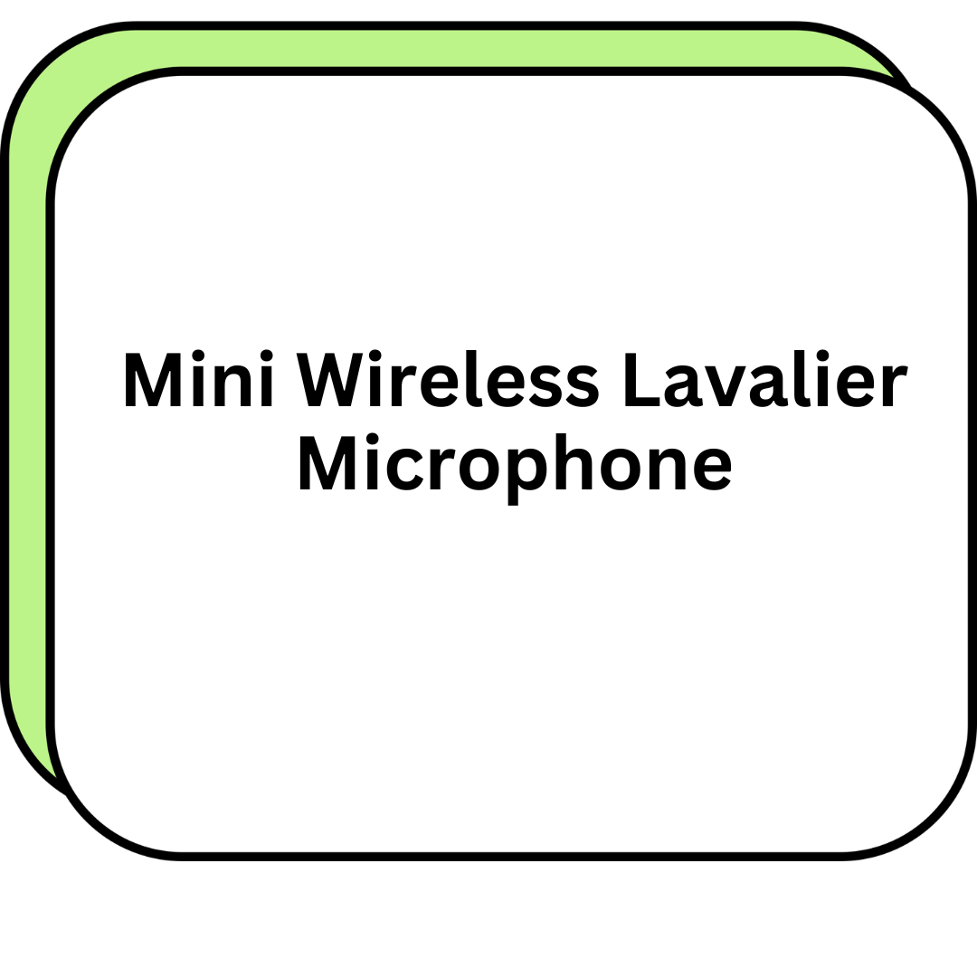 Mini Wireless Lavalier Microphone
