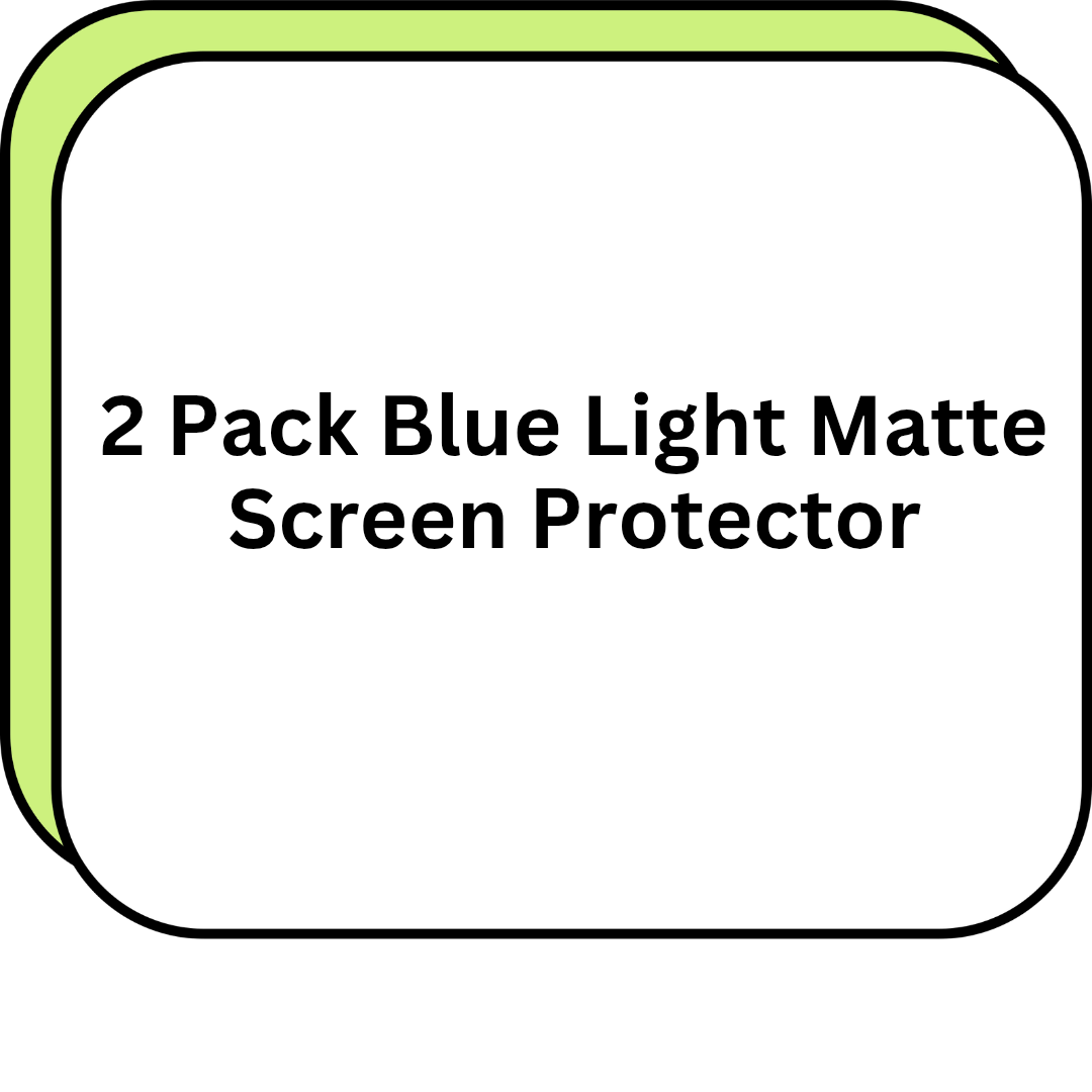 2 Pack Blue Light Matte Screen Protector