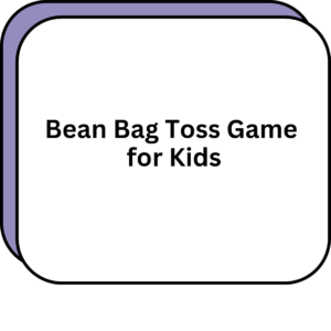 Bean Bag Toss Game for Kids