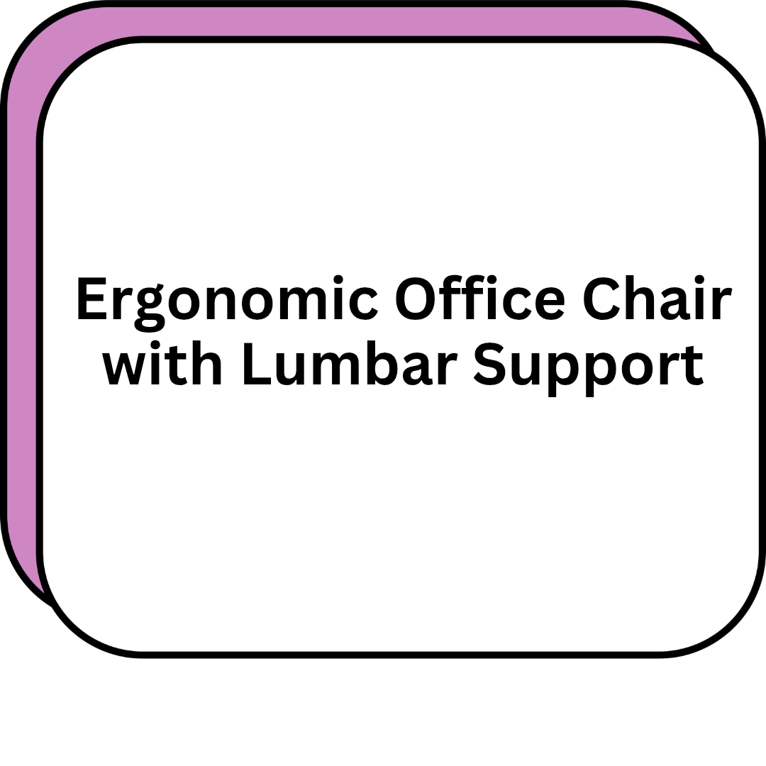 Ergonomic Office Chair with Lumbar Support