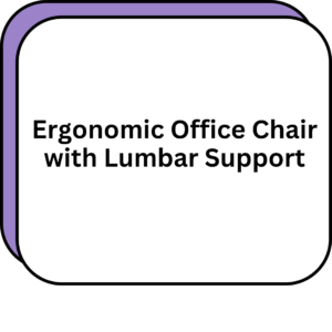 Ergonomic Office Chair with Lumbar Support