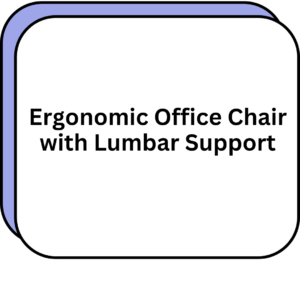 Ergonomic Office Chair with Lumbar Support