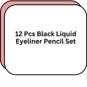 12 Pcs Black Liquid Eyeliner Pencil Set