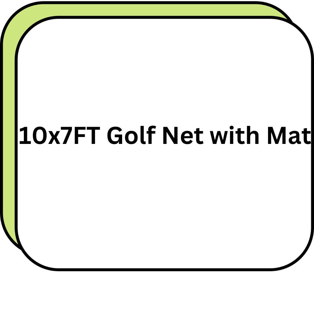 10x7FT Golf Net with Mat