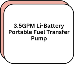 3.5GPM Li-Battery Portable Fuel Transfer Pump