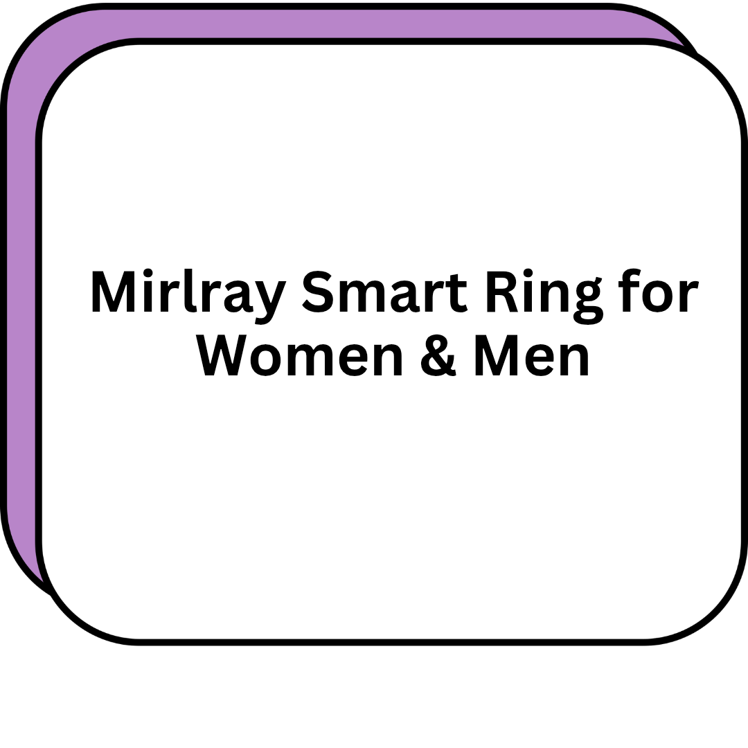 Mirlray Smart Ring for Women & Men