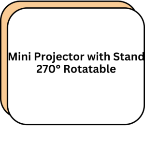Mini Projector with Stand 270° Rotatable