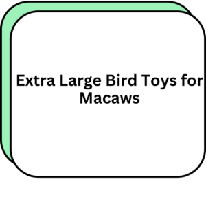 Extra Large Bird Toys for Macaws