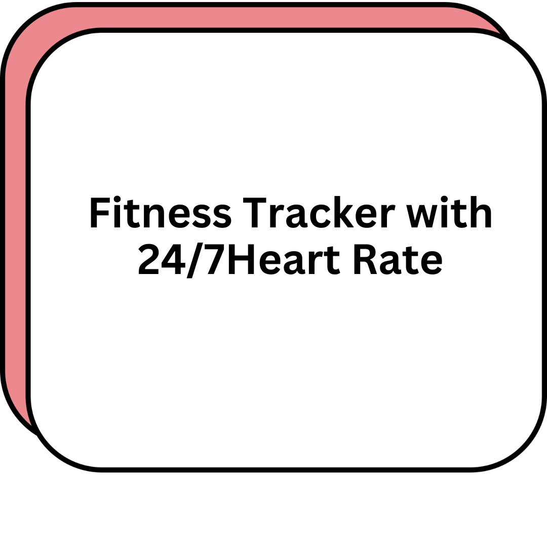Fitness Tracker with 24/7Heart Rate