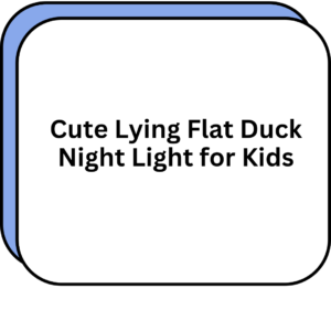 Cute Lying Flat Duck Night Light for Kids