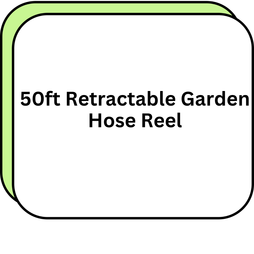 50ft Retractable Garden Hose Reel
