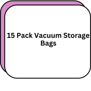 15 Pack Vacuum Storage Bags