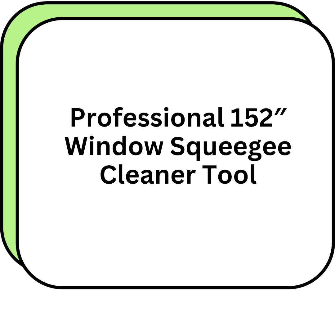Professional 152" Window Squeegee Cleaner Tool