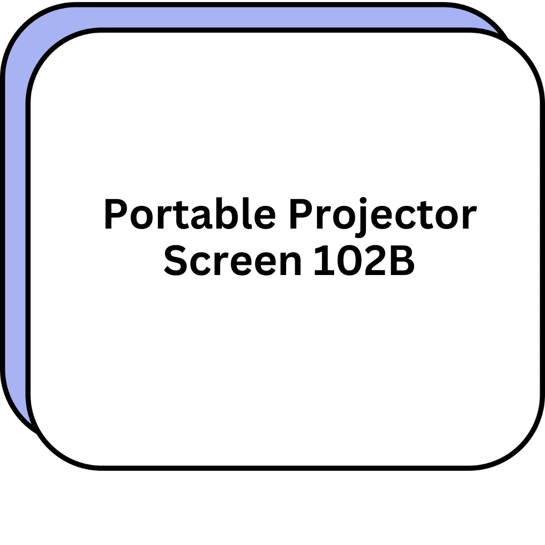 Portable Projector Screen 102B