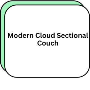 Modern Cloud Sectional Couch