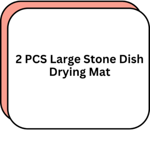 2 PCS Large Stone Dish Drying Mat