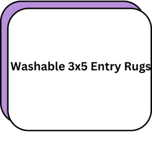 Washable 3x5 Entry Rugs