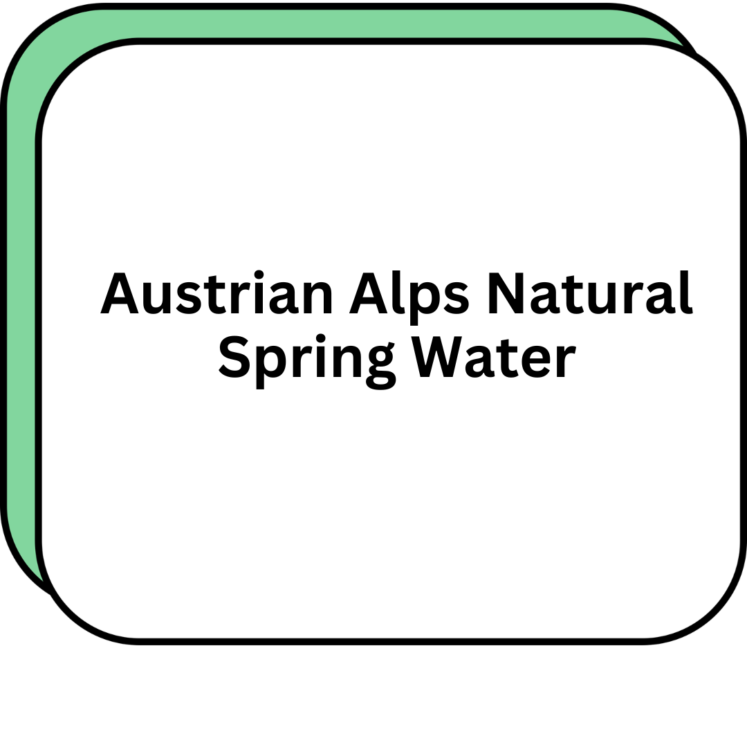 Austrian Alps Natural Spring Water