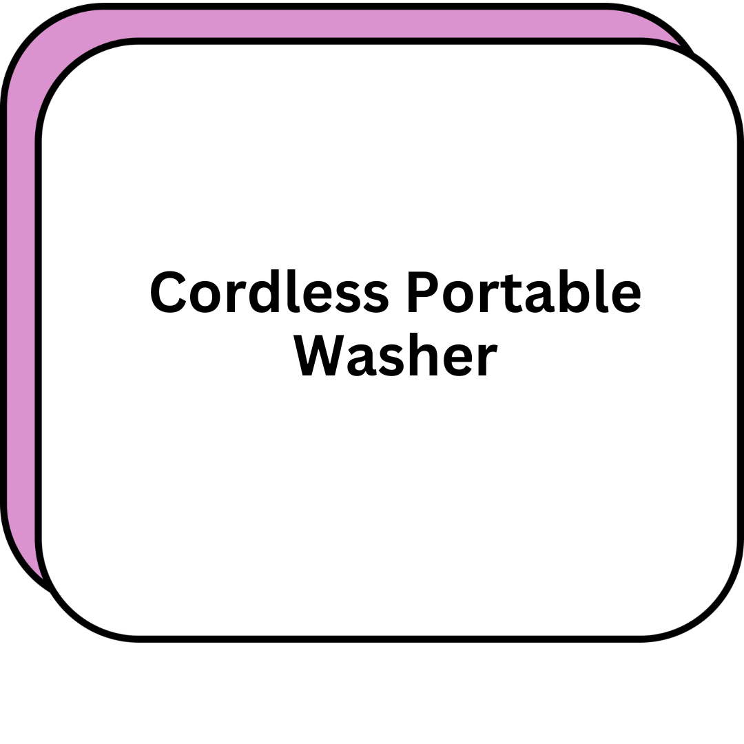 Cordless Portable Washer
