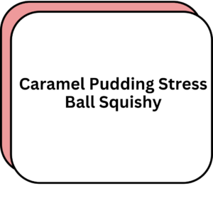 Caramel Pudding Stress Ball Squishy