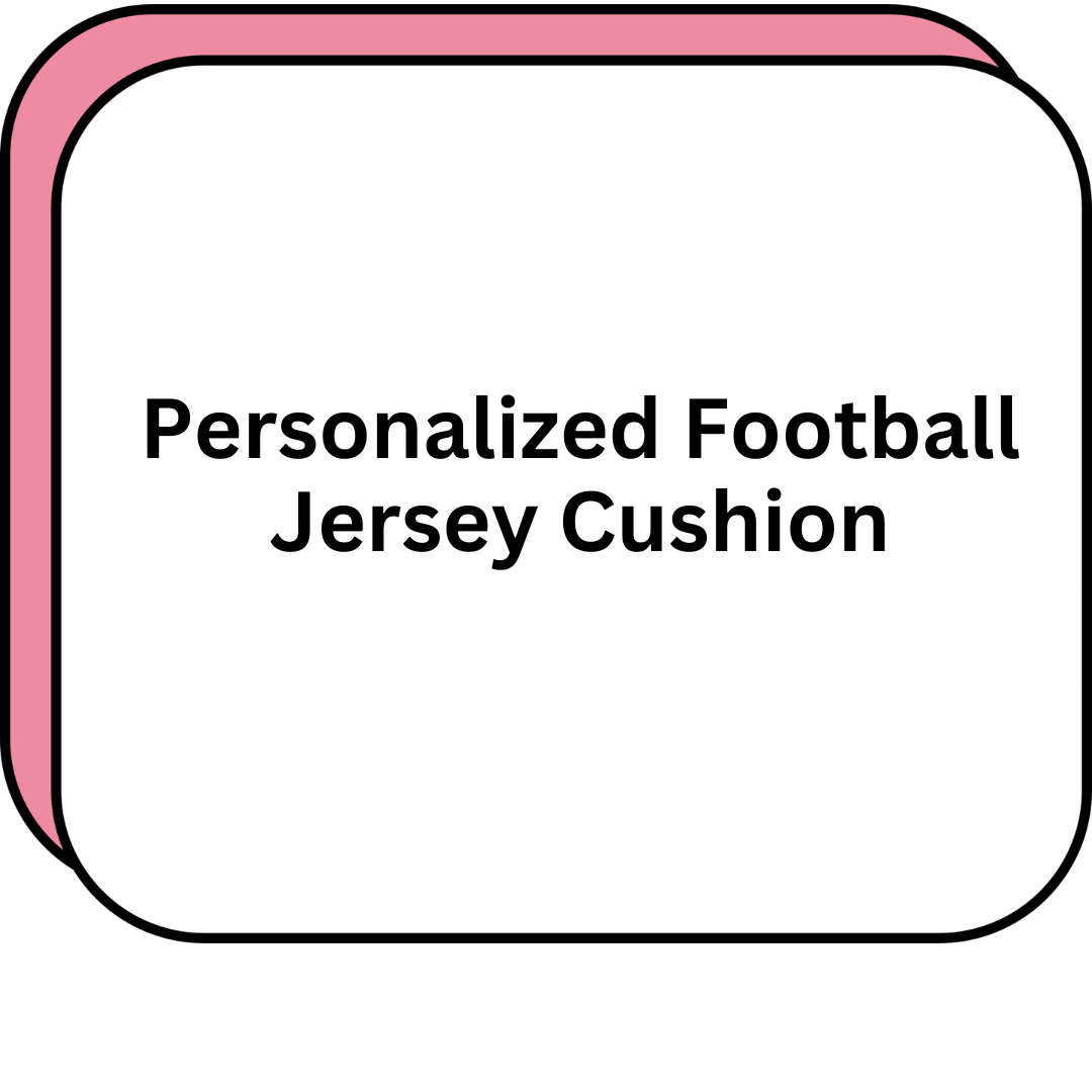 Personalized Football Jersey Cushion