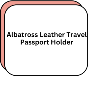 Albatross Leather Travel Passport Holder
