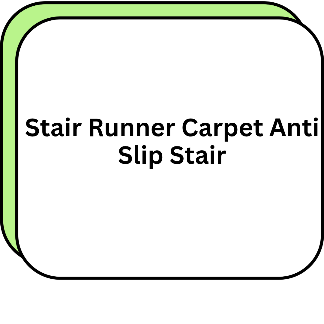Stair Runner Carpet Anti Slip Stair