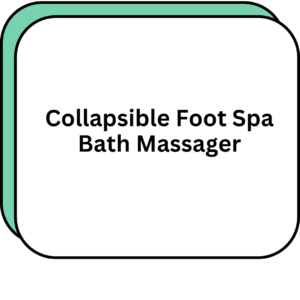 Collapsible Foot Spa Bath Massager