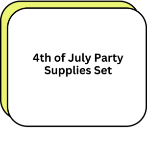 4th of July Party Supplies Set