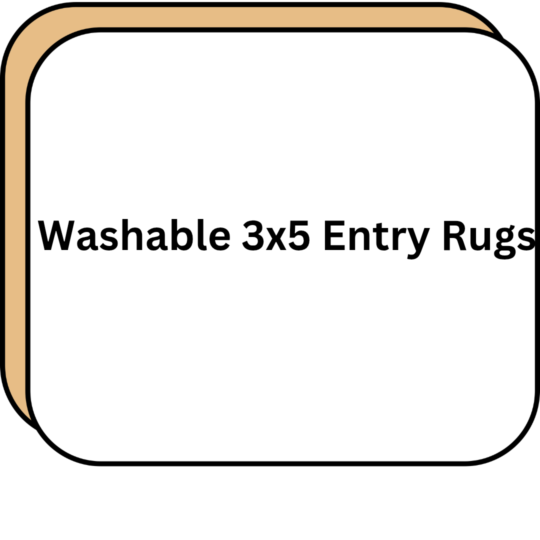 Washable 3x5 Entry Rugs