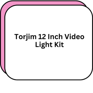 Torjim 12 Inch Video Light Kit